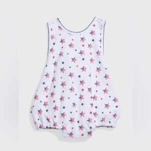 KISSY KISSY Kid's Spirit of America Ruffle Bubble Romper